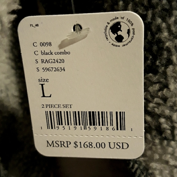 Free People Kelly Tie Dye Sweatshirt & Short Set - Picture 4 of 12